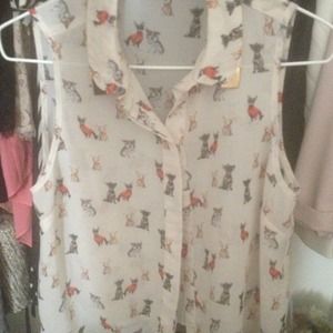 Super cute Topshop top