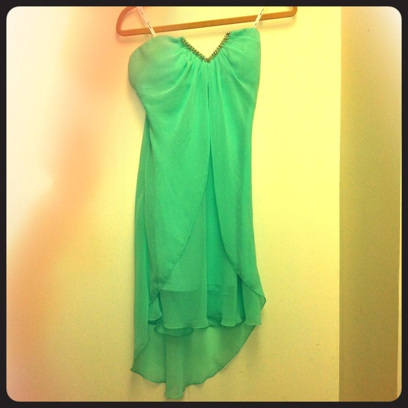 Beautiful summer strapless dress