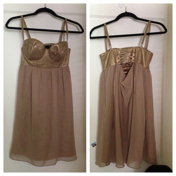 Gold Guess Dress