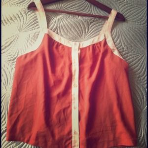 ☑️SOLD-Forever21 - Two-tone tank top