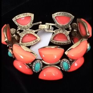 ****SOLD*****  J CREW HALF MOON BRACELET