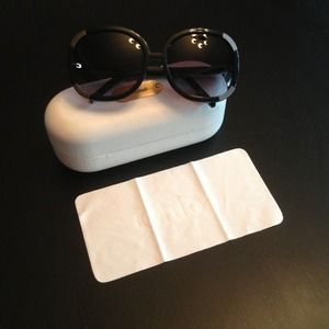 Authentic Chloe Black Sunglasses