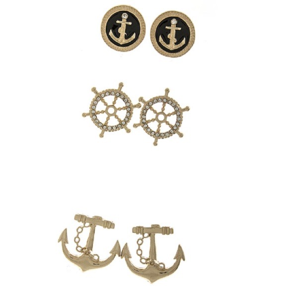 Madison Rowe Jewelry - Nautical Earrings (Set of 3)