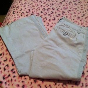 Light blue flare pants