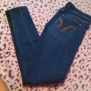 Hollister dark wash jeggings