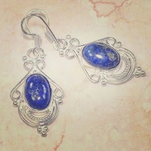 ⚡Flash Sale ⚡ $8 Lapis Lazuli earrings NWOT