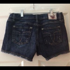 Denim "cut off" Shorts Size:5