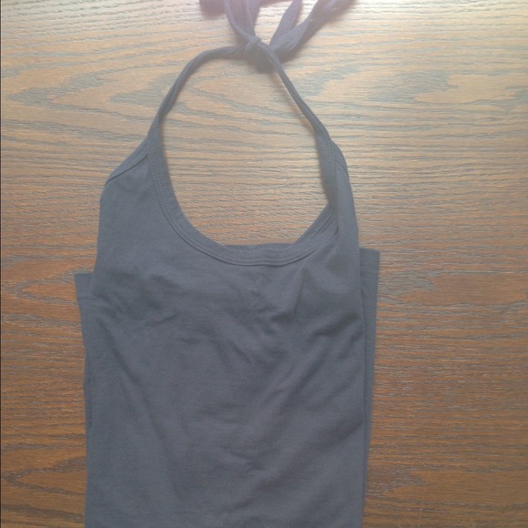 Long Navy tunic -halter top  Victoria Secret