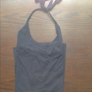 Long Navy tunic -halter top  Victoria Secret