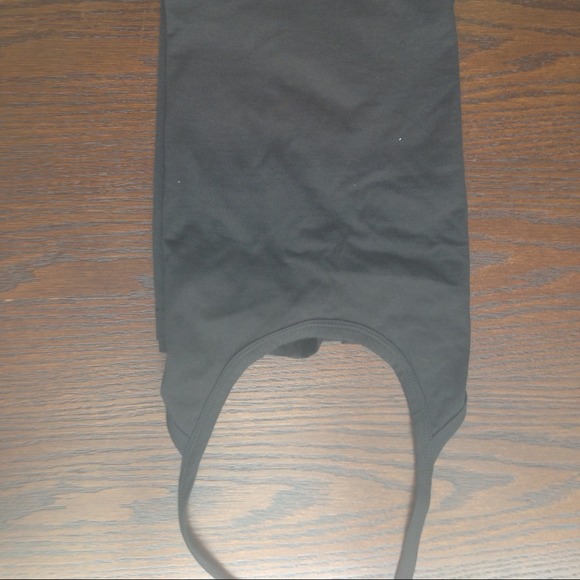 SOLD!!! Long Black tunic -halter top