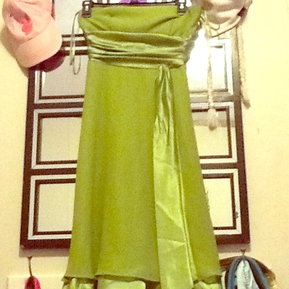 Beautiful perfect for season green FIESTA dress