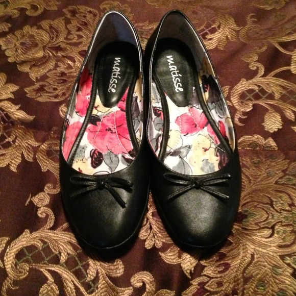Matisse black flats.