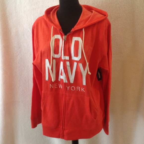 OLD NAVY Zip-Front Hoodie ~ XL ~ New with tags