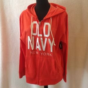 OLD NAVY Zip-Front Hoodie ~ XL ~ New with tags