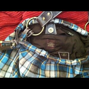 👛Plaid Teal & Brown Purse