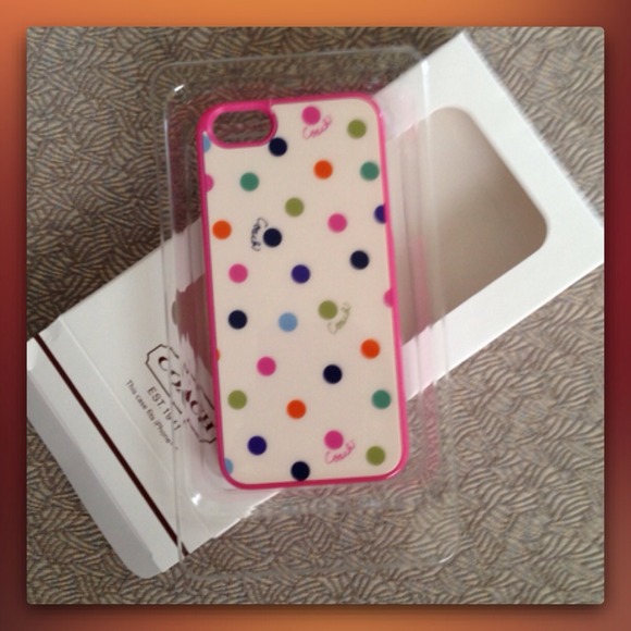 COACH DOT HARD CASE FOR IPHONE 5