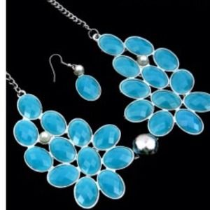 Aqua Stone Necklace