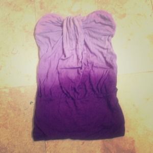 Purple tube top