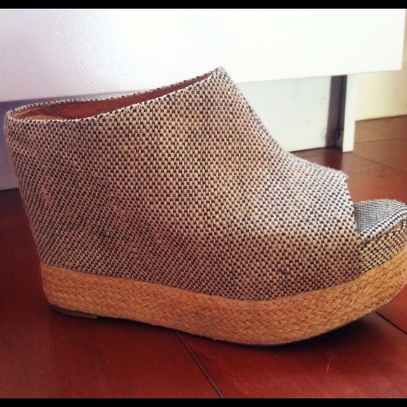 Canvas Jeffery Campbell Wedge Shoe