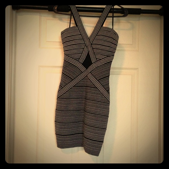 NastyGal bondage one-piece dress