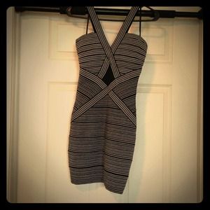 NastyGal bondage one-piece dress