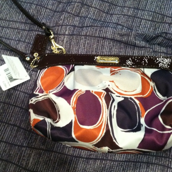 Authentic coach wristlet