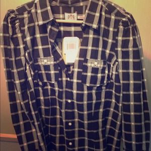 Juicy couture black button down!