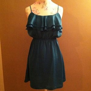 Gorgeous Teal Halter Dress