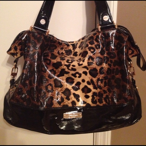 Jessica Simpson Leopard Satchel