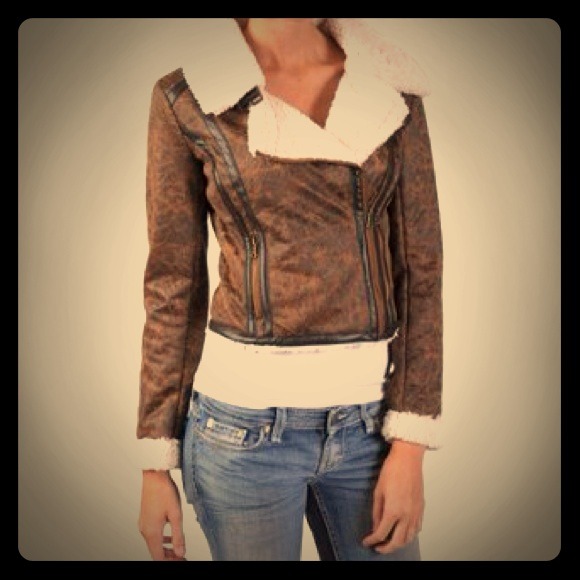 Faux Leather Jacket