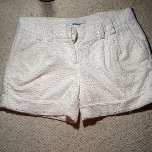 Eyelet shorts