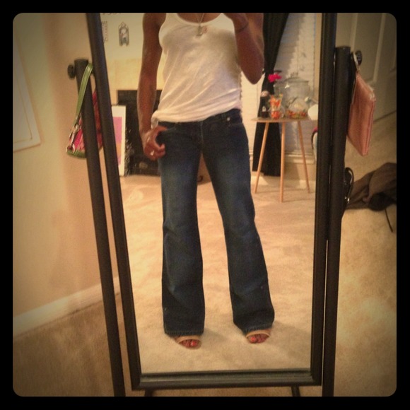 Wide leg jeans