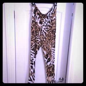 Animal Print Leggings - Plus Size