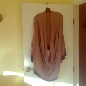 Anthropologie cowl neck wrap/shawl
