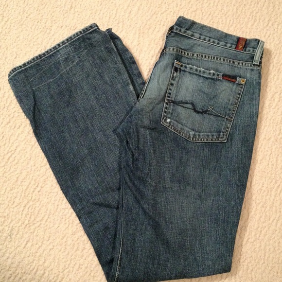 7 For All Mankind Jeans - Medium Blue Wash