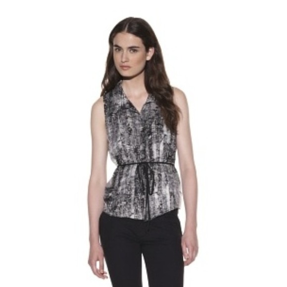 ⛔SOLD IN BUNDLE⛔EDUN Pleated Silk Blouse