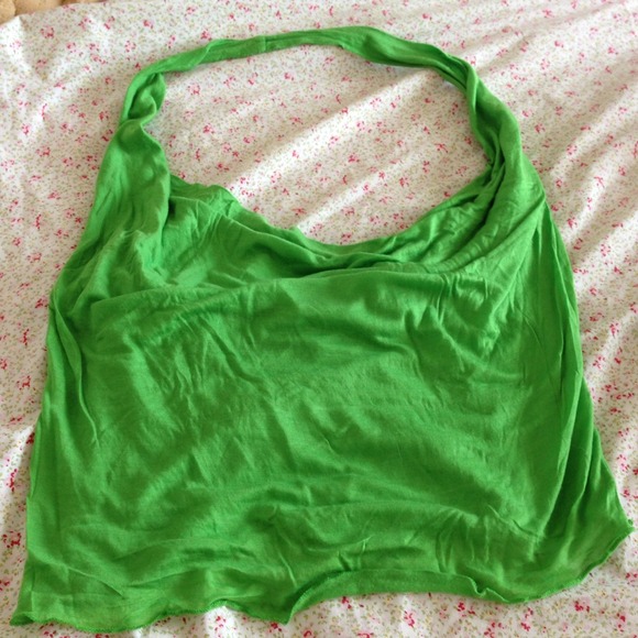 Forever 21 Lime Green Halter Top - Picture 2 of 3