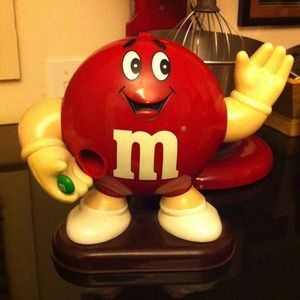 ❤SOLD❤ Red M&M Candy Dispenser 1991