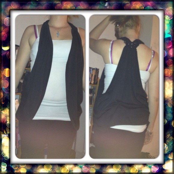 black wet seal cover up