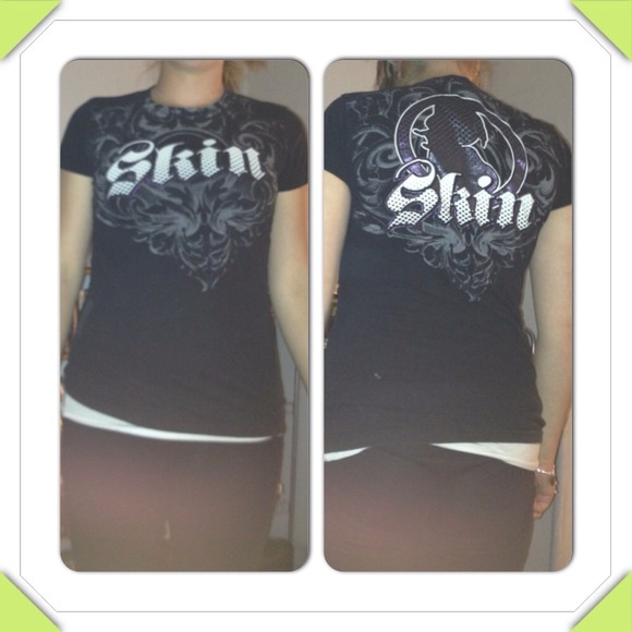 black skin shirt