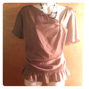 Bundle (2) Taupe & wine top with banded bottom
