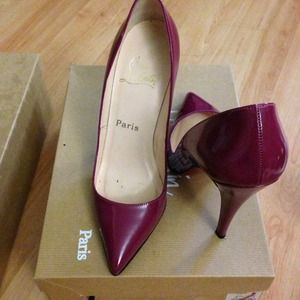 Christian Louboutin magenta Pigalle
