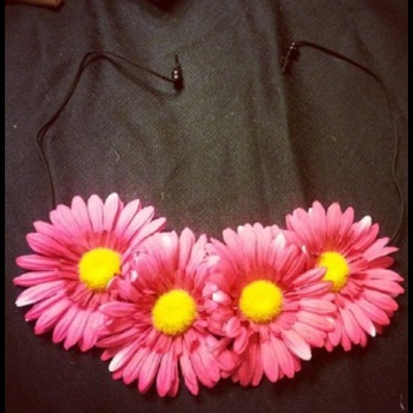 🔴💥SOLD💥🔴Hot pink Daisy Halo - Picture 1 of 1