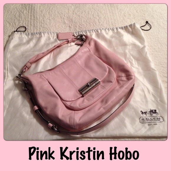 💥SOLD ON EBAY💥Pink Coach Kristin Hobo