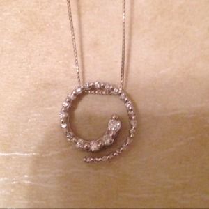 ✂Reduced ..Unique... Journey diamond necklace