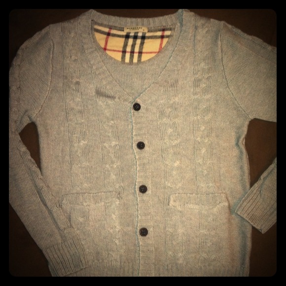 BURBERRY LONDON cardigan. NWOT