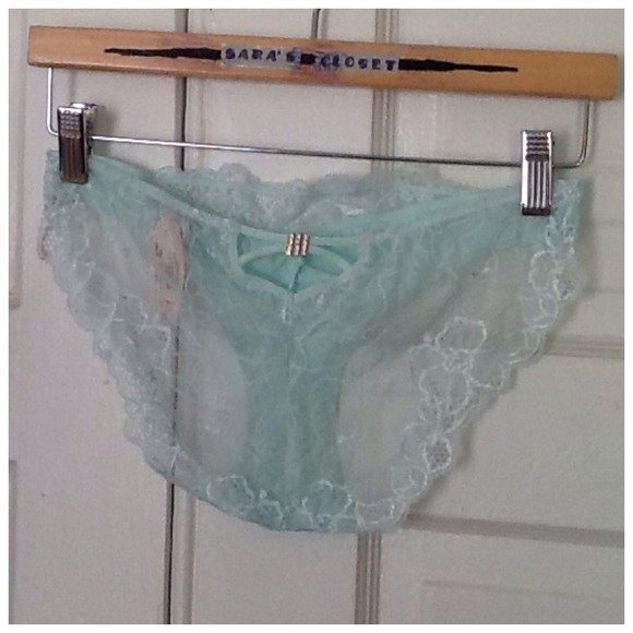*sold!* Lace bikini panty, Gems on the back!
