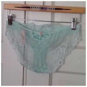 *sold!* Lace bikini panty, Gems on the back!