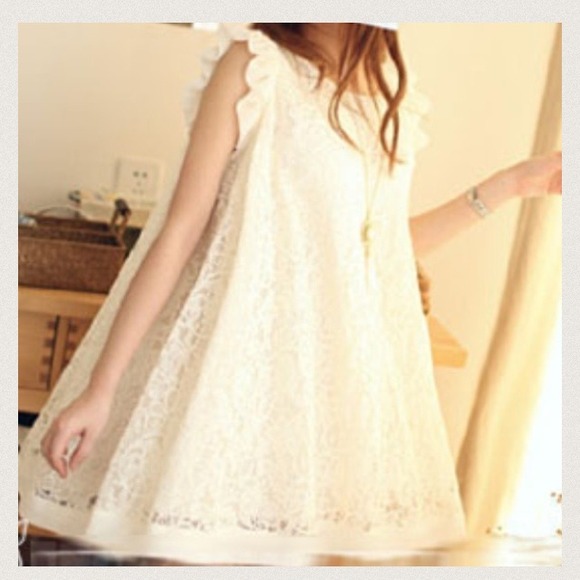 Lace babydoll top/dress