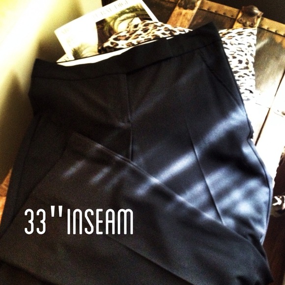 SOLD. THEORY tab front flare leg pants. Sz6 - Picture 3 of 3